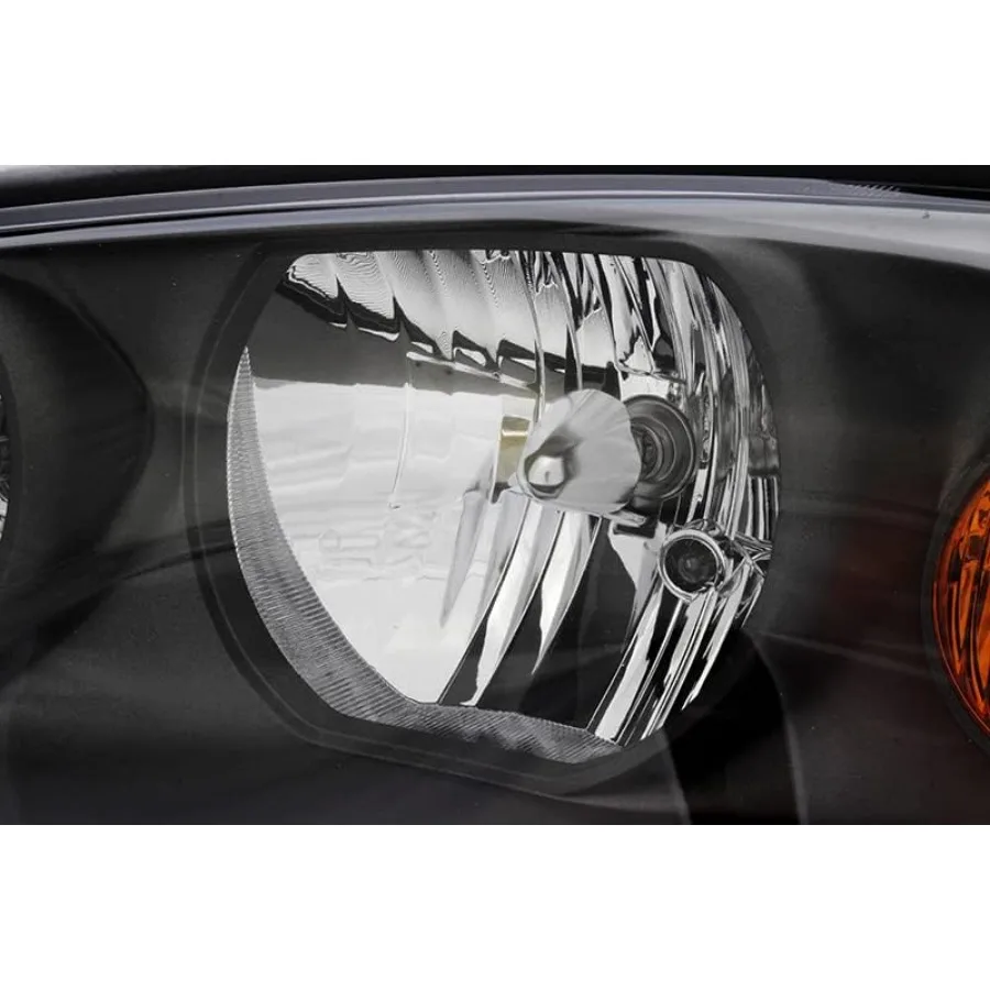 لشركة هيونداي إلنترا المصابيح الأمامية مجموعة مصابيح 2004 2005 2006 الهالوجين سائق والركاب الجانب عالية شعاع منخفض شعاع استبدال أضواء #3