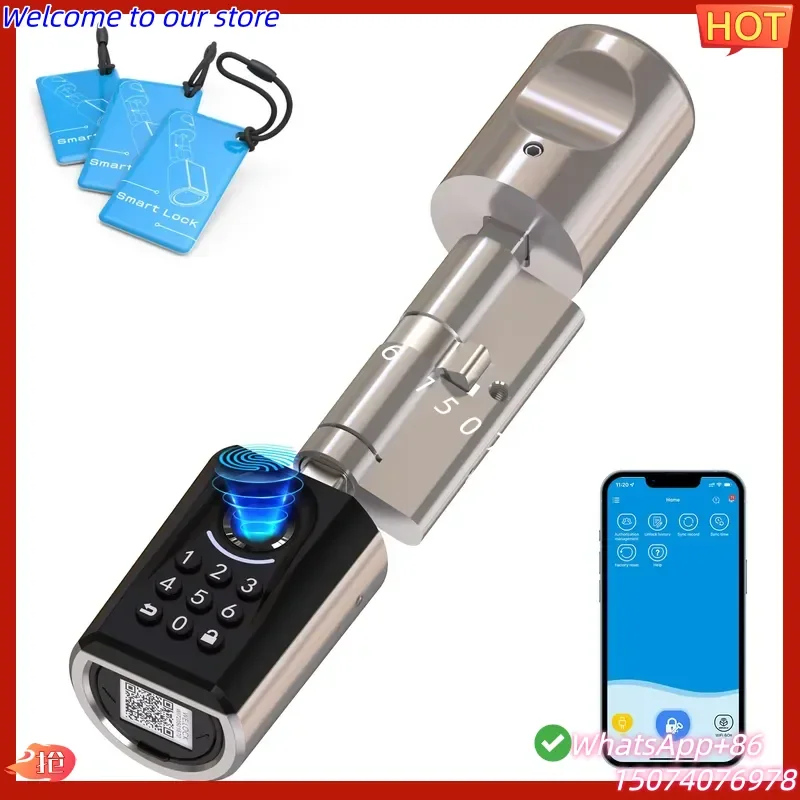 2026 WELOCK Smart Lock WIFI BT WELOCK APP Control Fingerprint Electronic Digital Keypad Code Card Smart Door Lock
