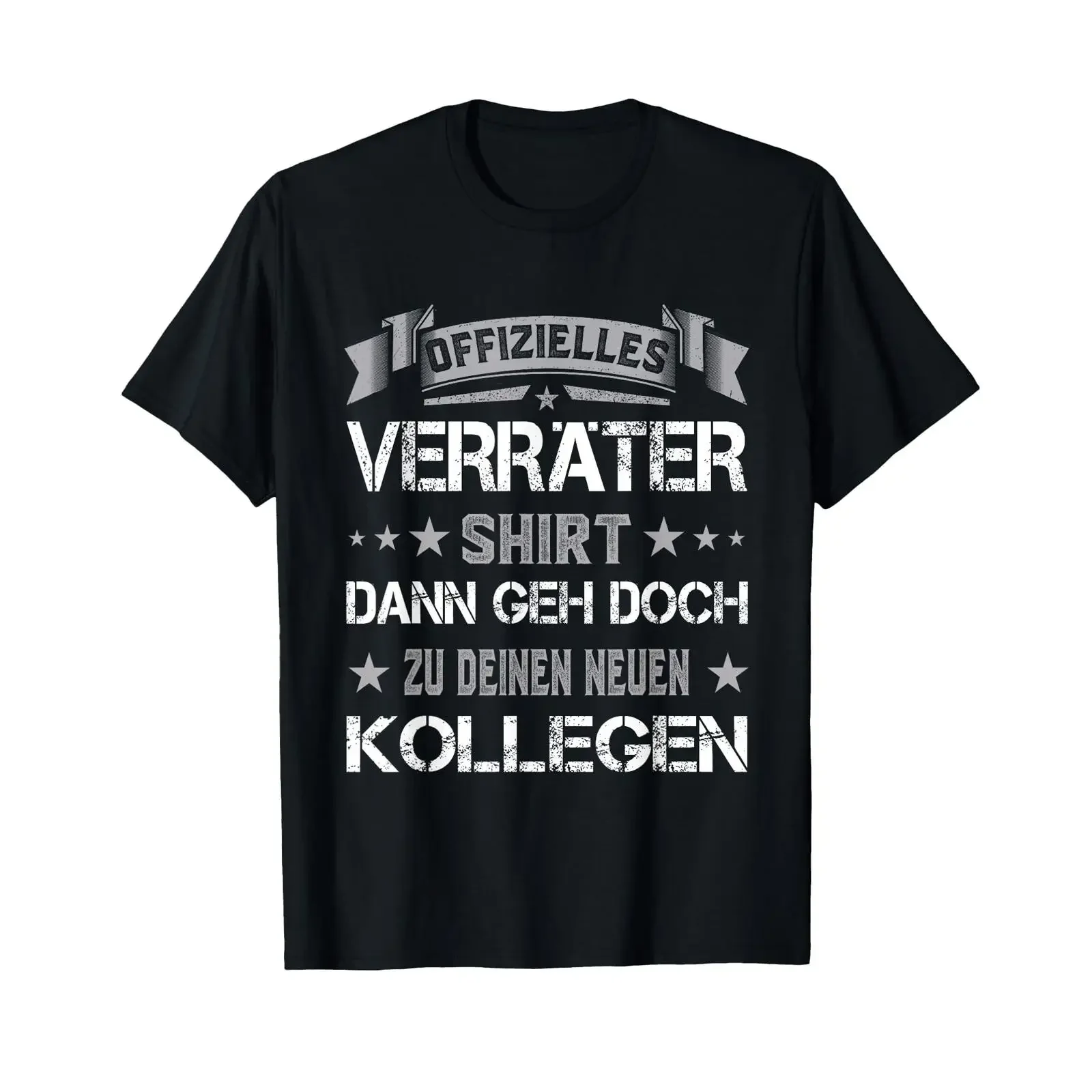Then go to your new colleagues official traitor t shirt black s vintage Washed Soft Top For Everyday Wear Versatile Comfortable