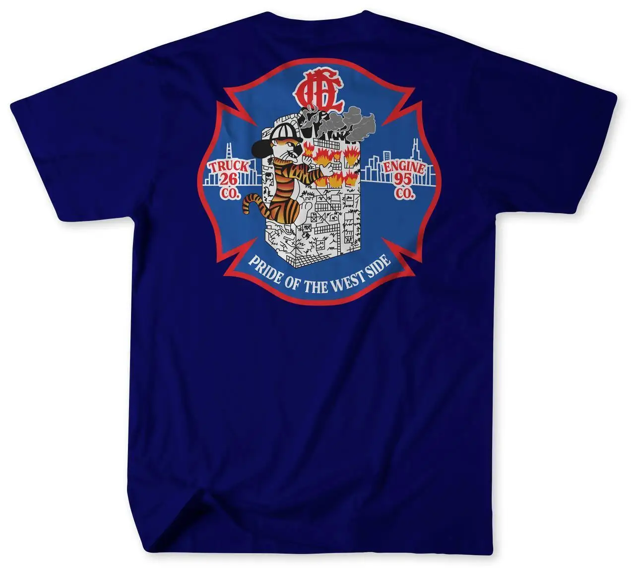 Unofficial Chicago Fire Department Station 95 T Shirt