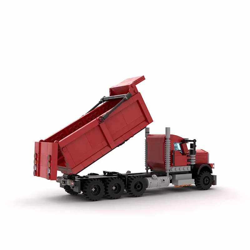 

MOC-238198 New Cargo Transport Dump Truck Truck Building Block Model 710 Parts Boys' Children's Birthday Christmas Toy Gift