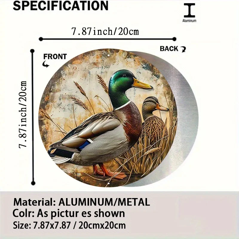 1pc Retro Duck Sign 8