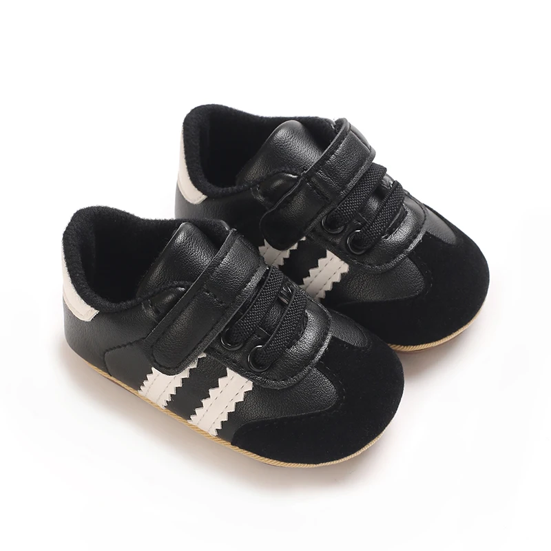 Modische koreanische Version von Herren- und Damen-Sportschuhen, Indoor-Schuhe mit weicher Gummisohle, rutschfest, für Babys von 0-18 Monaten. – Detail 12