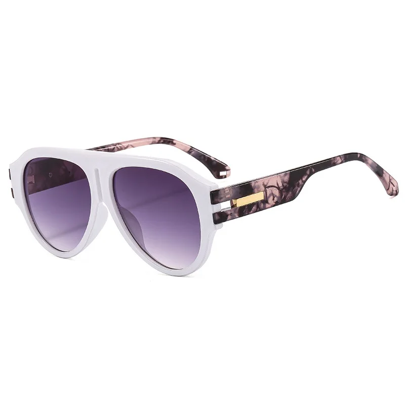 جديد مربع النظارات الشمسية النساء خمر إطار كبير ظلال الرجال تتجه تصميم نظارات شمسية فاخرة UV400 المتضخم نظارات Gafas Oculos