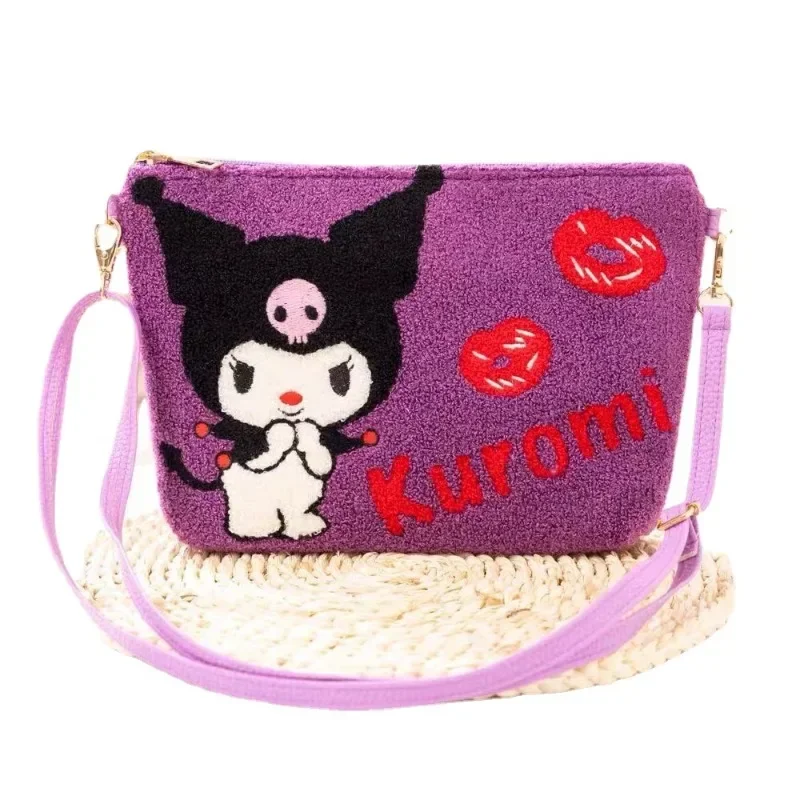 

Sanrio Hello Kitty сумка через плечо для женщин с вышивкой и сумка через плечо из искусственной кожи модный тренд брендовый дизайнерский кошелек