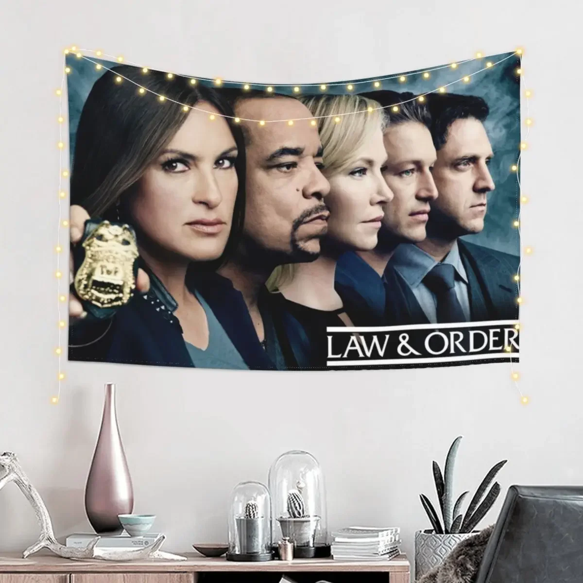 Law & Order SVU Team Tapestry Wall Decoration Items Decorations For Room Tapestry