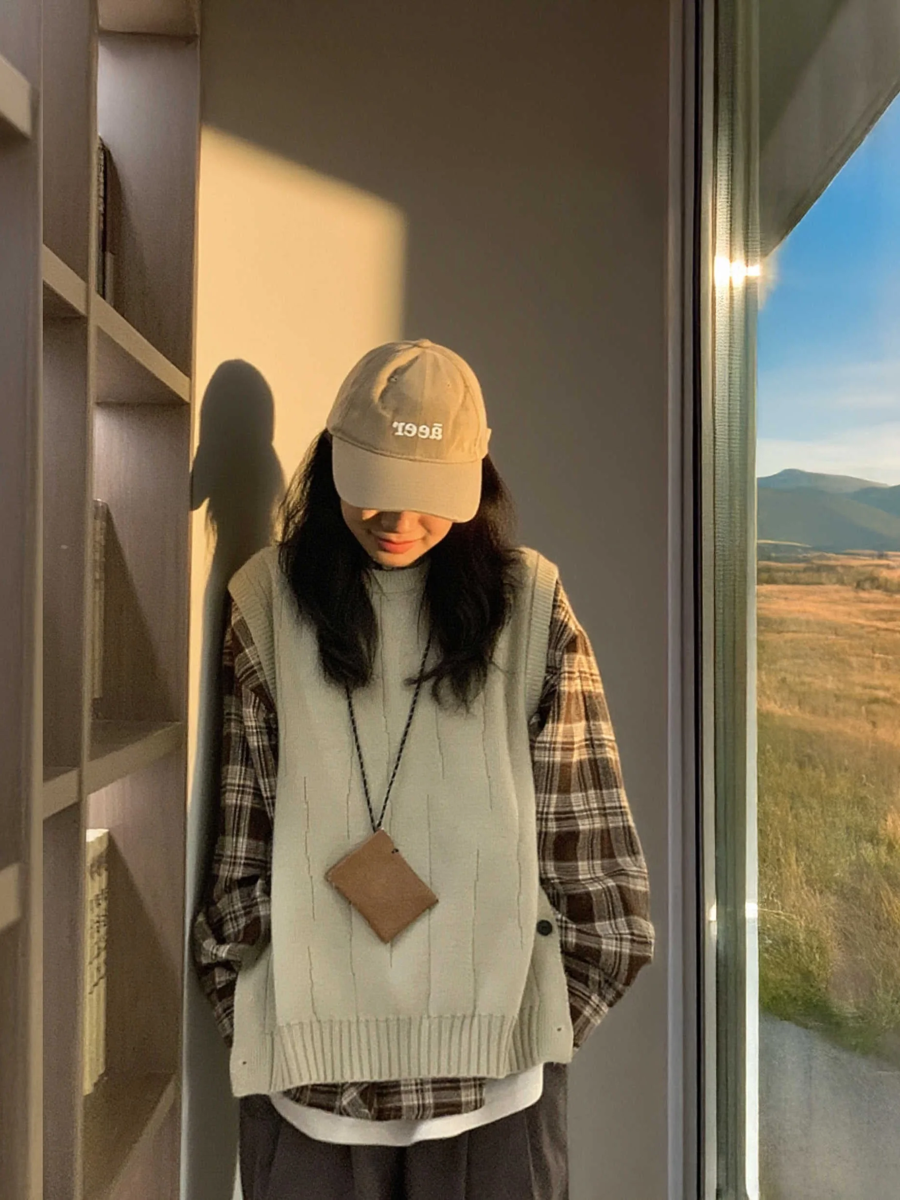 

Американский ретро-жилет из трикотажа с боковыми пуговицами, базовый слой, в стиле lazy fashion, осенне-зимний, теплый, молодежный, повседневный топ