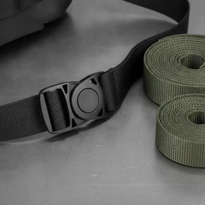 Center Release Buckles 10 Pcs Multi Size Black Heavy Duty Durable for Backpack Webbing Strap Luggage DIY Repair