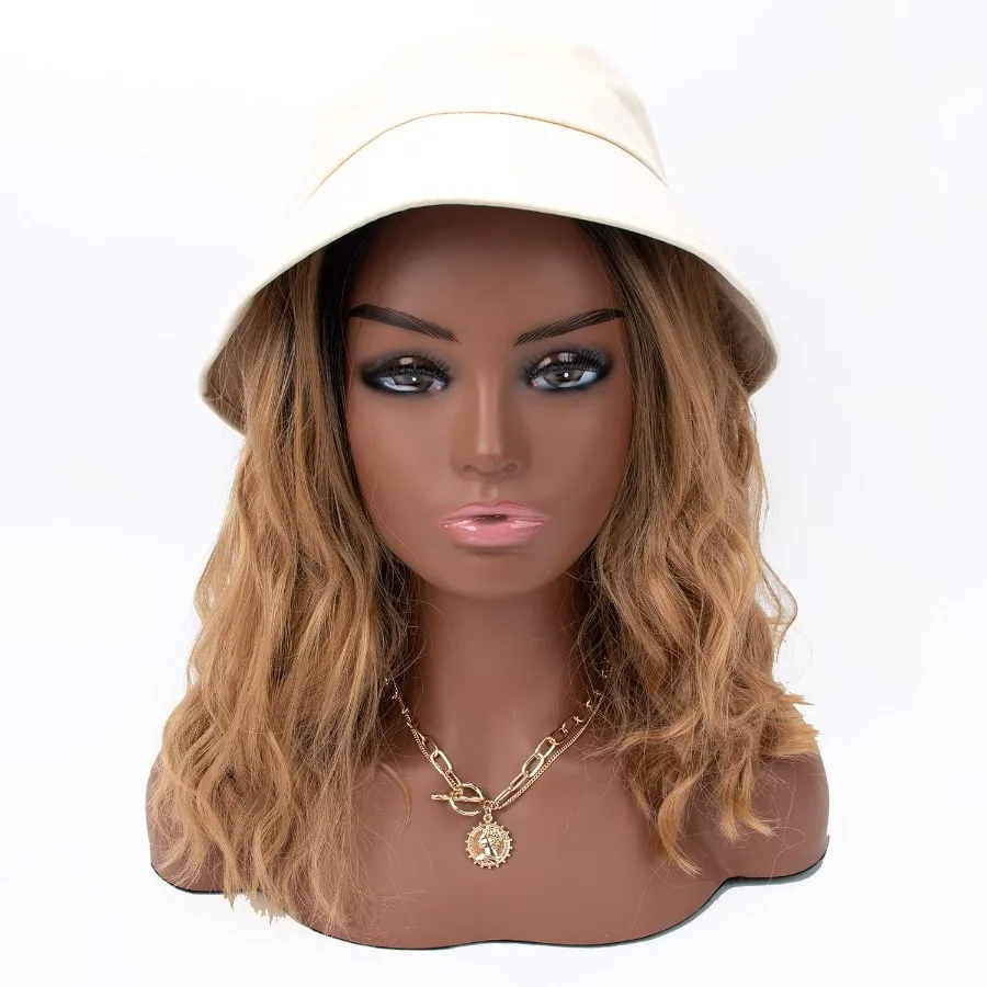 

A1 Pacific Mannequin PVC Manikin Head with Realistic Features and Shoulder Bust for Wig Display Styling and Makeup Practice Ide