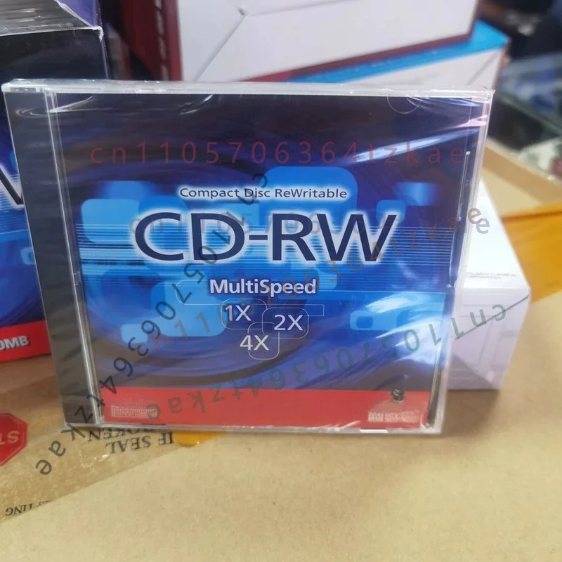 For Ricoh CD-RW 650MB 4X Rewritable Blank CD Disc Single Pack Repeated Erasable CD Disc