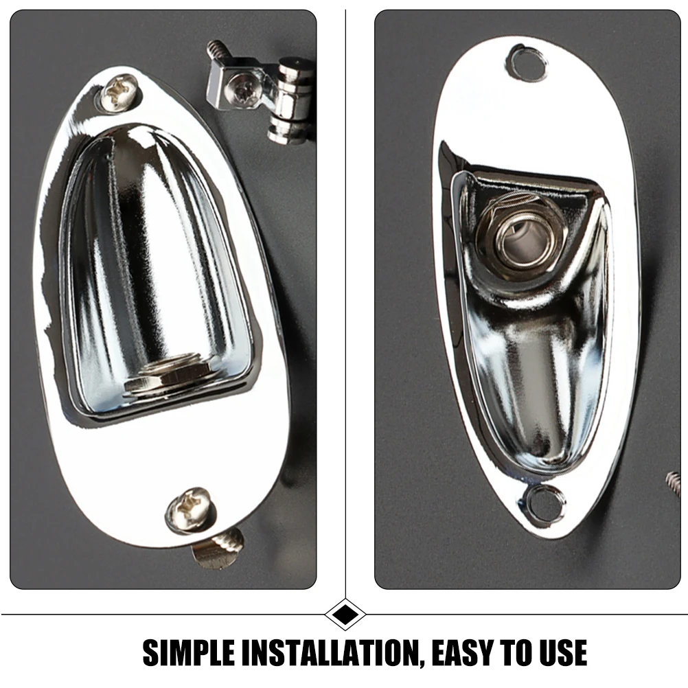 

Boat Silver Plug Set Guitar Instrument Accessory Tool Parts and Accessories Electric