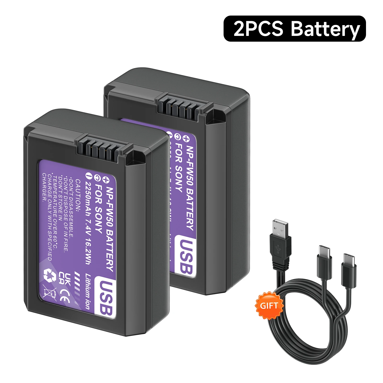 Variant: 2PCS Battery