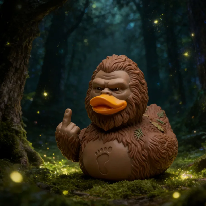 Legendary Bigfoot Duck Model – Creative Duck Ornament, Desktop Decoration, Playful and Fun Gift Item