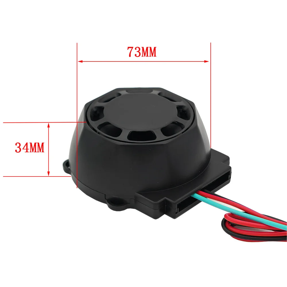 Dispositivo anti-roubo da motocicleta Alarme de sensibilidade ajustável Chifre de aviso Anfitrião com 2 controladores remotos, 12V