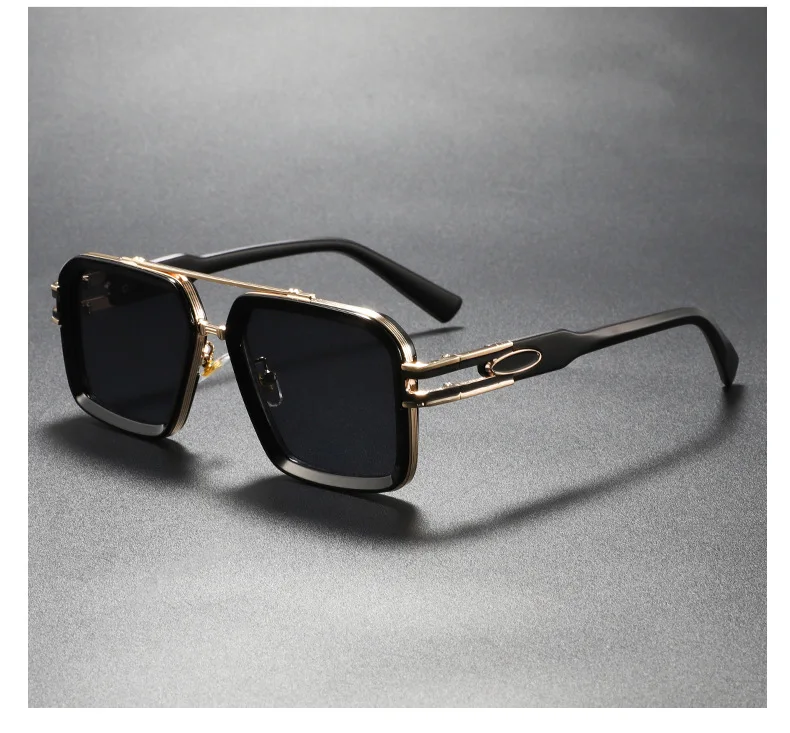2025, neue Unisex-Sonnenbrille, vielseitiger Modetrend, Doppelstrahl-Design, Sonnenbrille, Mann und Frau, Brillen, Steam Punk, UV400-Sonnenbrille – Detail 9