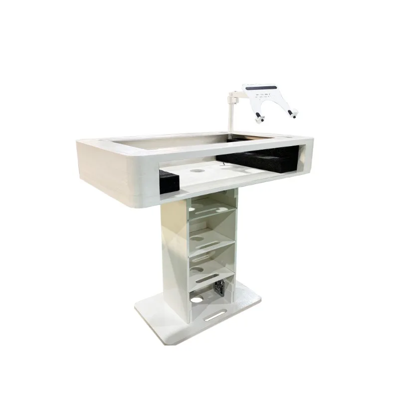 Custom-Disc Podium Stand DJ Control Tower DJ Table for Pioneer XDJ DDJ CDJ Rane Four Controller with Flight case