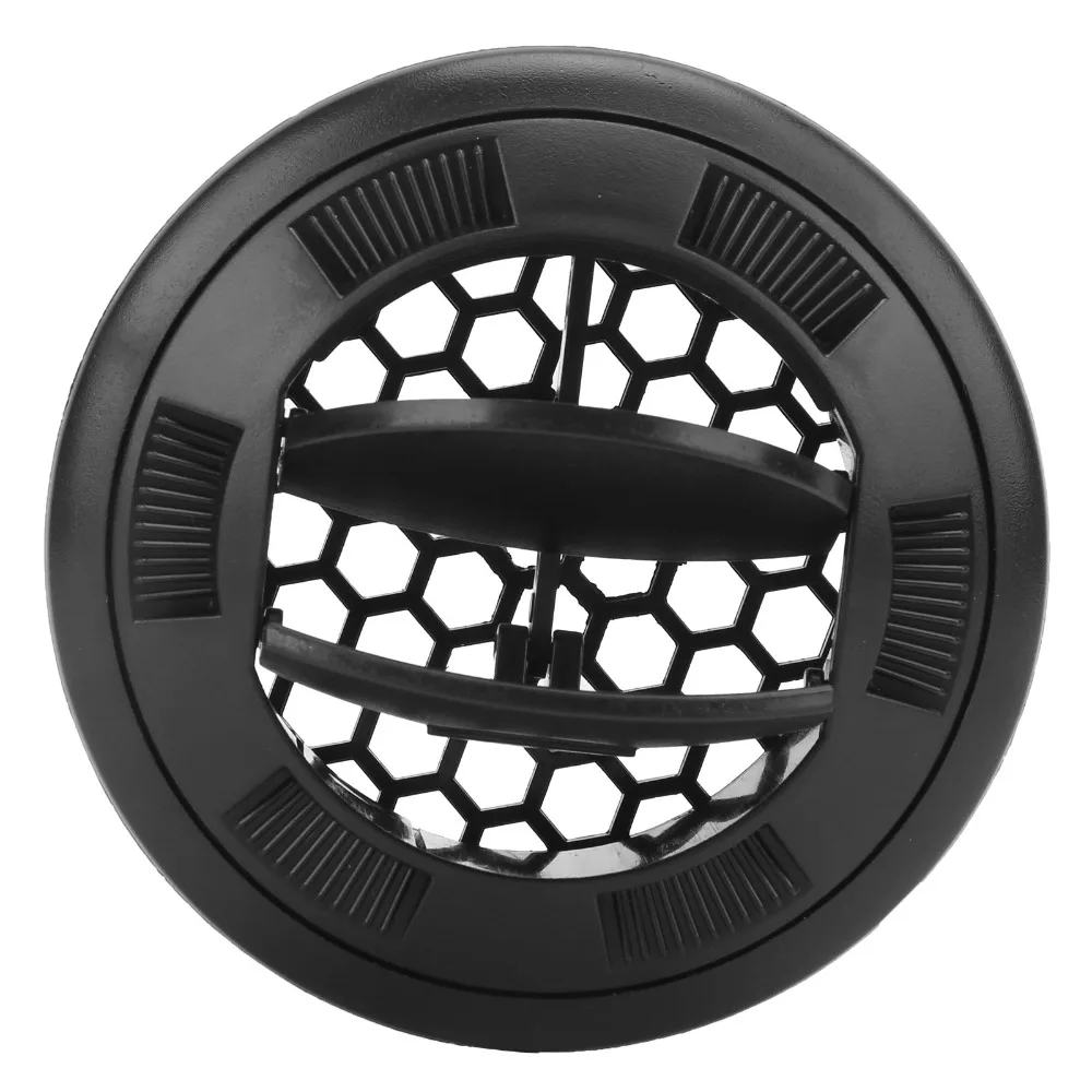 

Universal 100/75mm Air Conditioning Outlet Round With Grille Air Vent Black Outlet Vent Electric Car