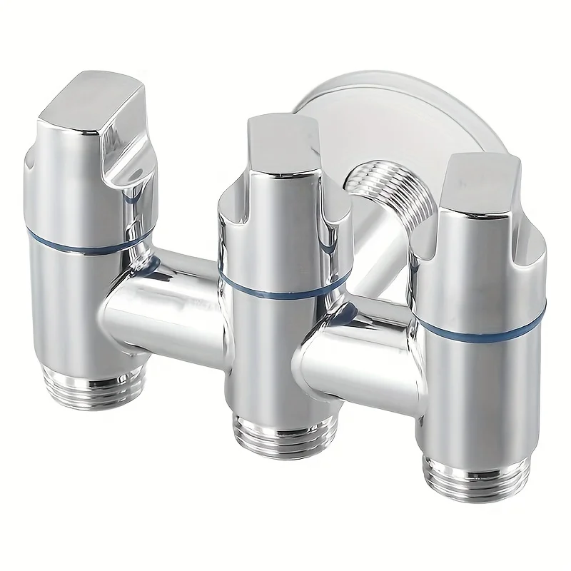 Three Hole Faucet, a Multifunctional Faucet Suitable for Washing Machines, Sinks, Toilets, and Seats - view 5