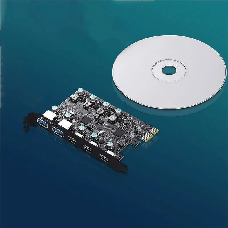 M09K USB 3.0 For Windows 10/8/7/XP Pcie Card 5Gbps USB C PCI Express Expansion Card For Computer Systems