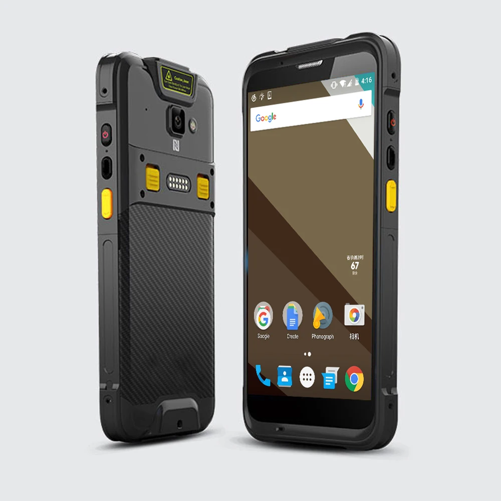 

C66 Handheld PDA Android 13 Terminal Touch Screen Zebra 2D Barcode Scanner 4G LTE Bluetooth GPS Rugged Data Collector Terminal