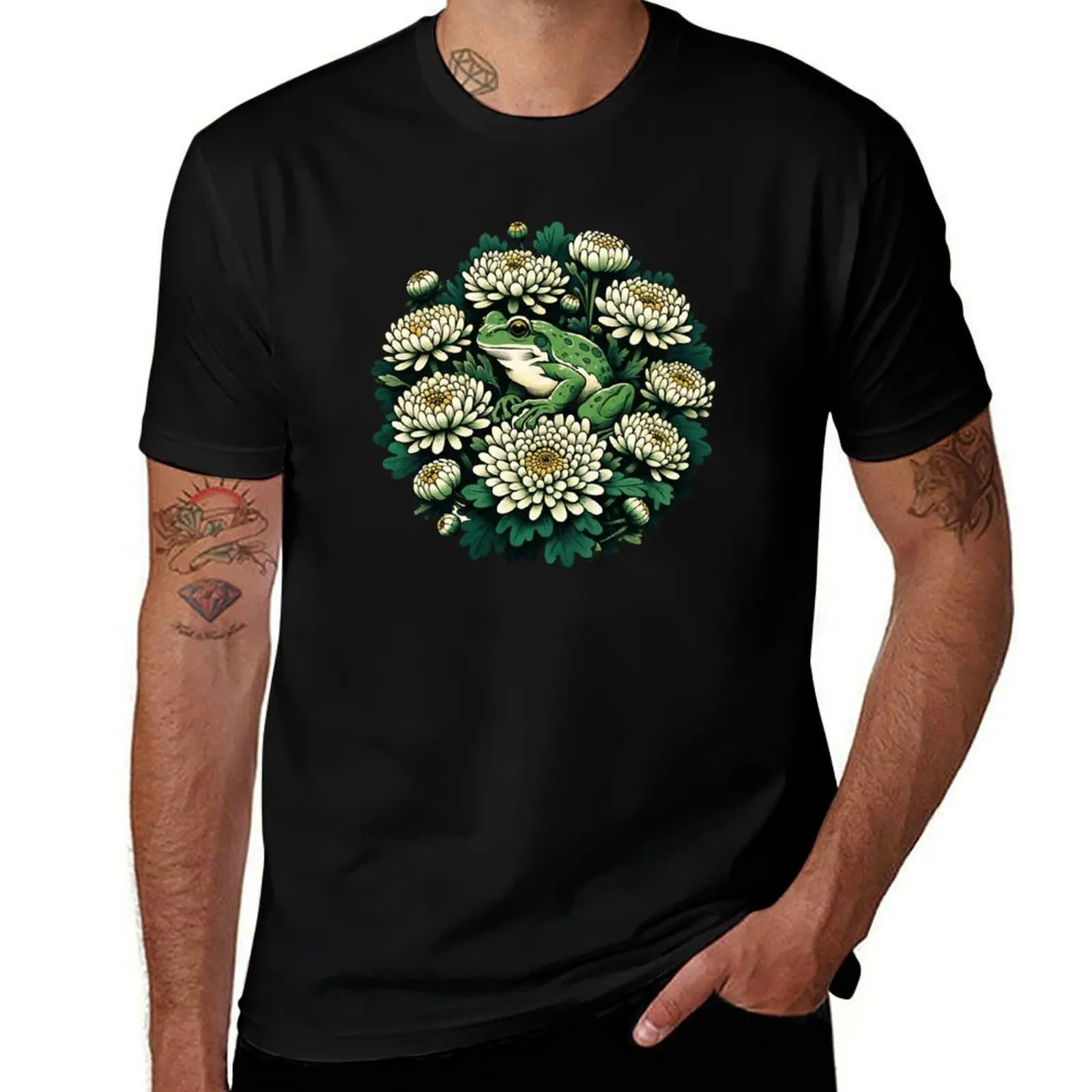 

Retro Frog T-Shirt anime stuff customs design your own tees sweat funny t shirts men