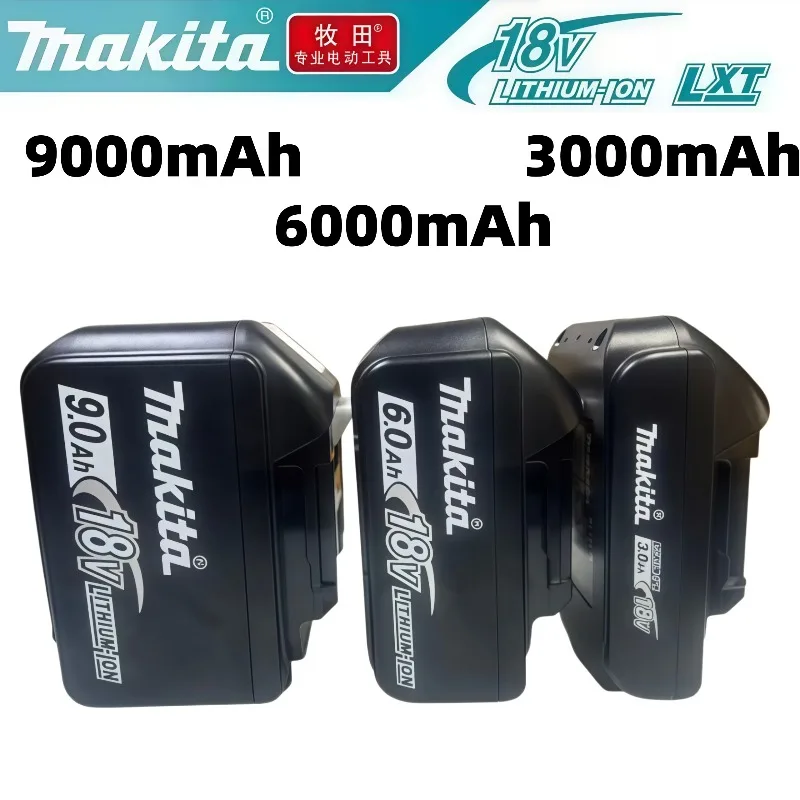 

Original Makita 18V 3.0Ah/6.0Ah/9.0Ah Battery,Compatible with BL1860 BL1850B BL1830B Lithium Battery for 18V Power Tools