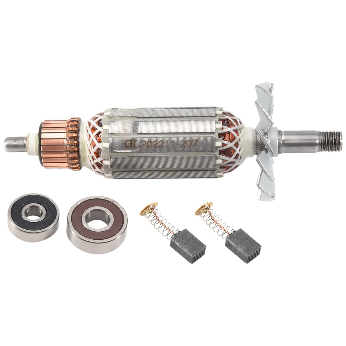 

A76I Drive Shaft Electric Planer Armature Rotor,Anchor Stator Bearing Carbon Brush Parts for Makita N1900B 1900B