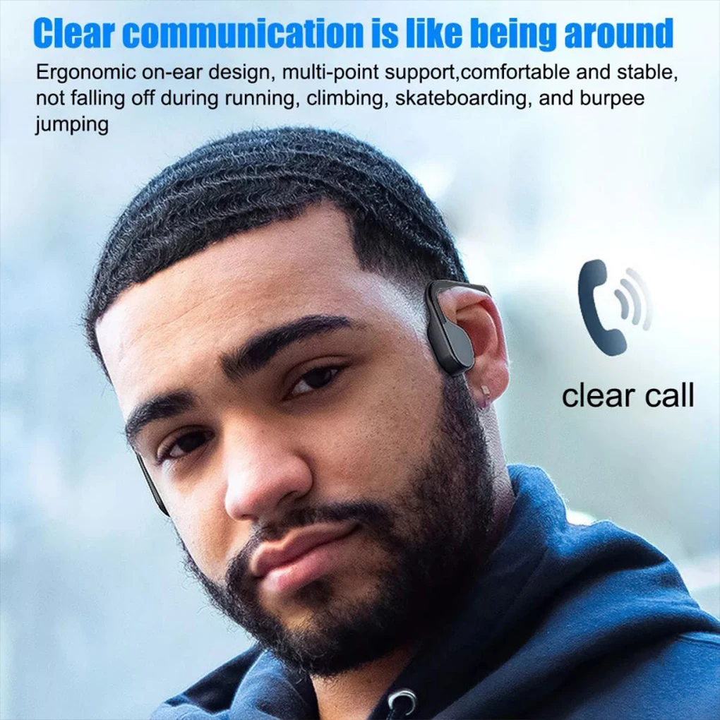 

Водонепроницаемый спортивный беспроводной Bluetooth 0 гарнитура из титанового сплава