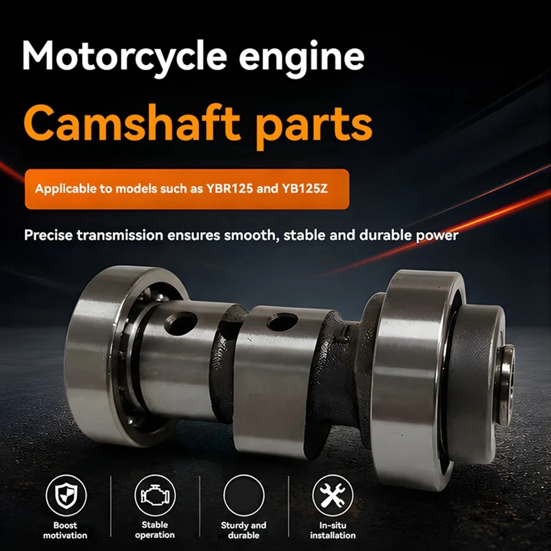 Super Sale Motorcycle Engine Camshaft for Yamaha YBR125 YB125Z XTZ125 JS125-6A Cam Shaft Accessories