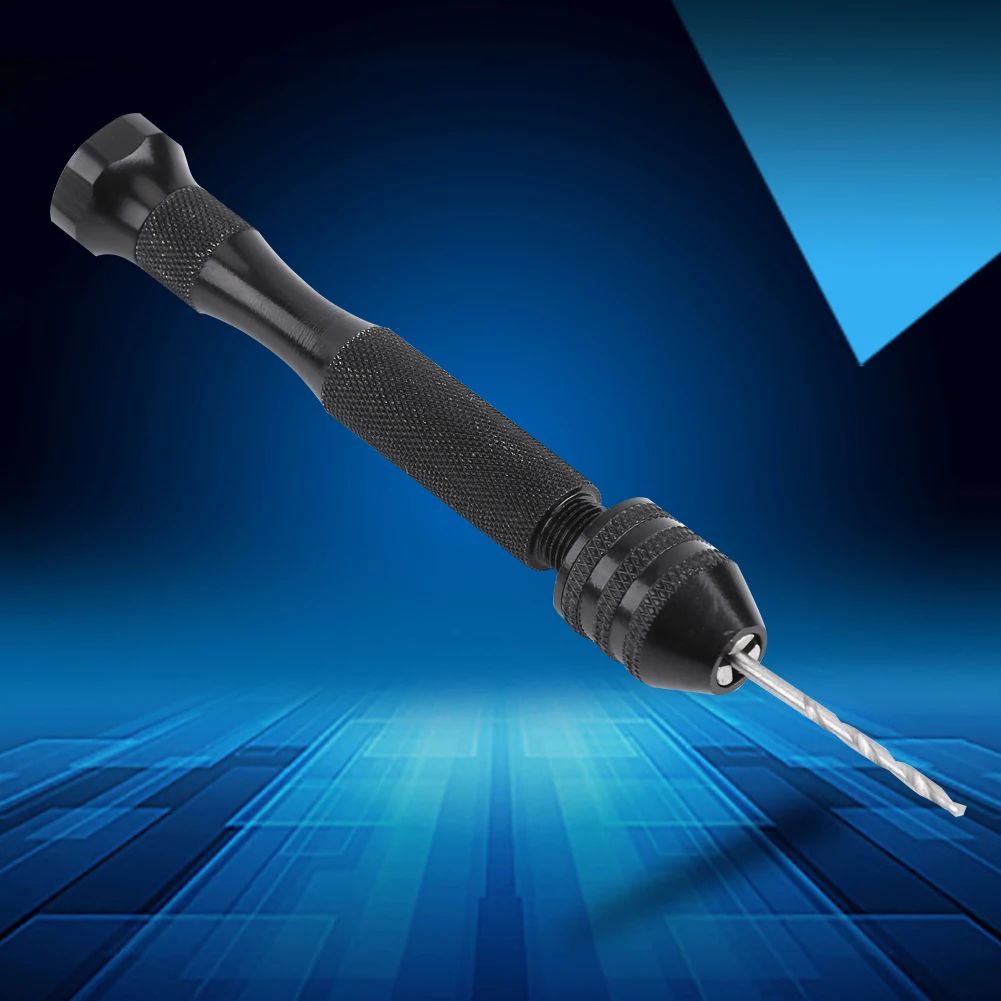 

Wide Grasp Range Chuck Hand Twist Drill With 10 High Speed Steel Drill Bits Wood Drilling Tool Hand Drill Bits Mini Hand Drill