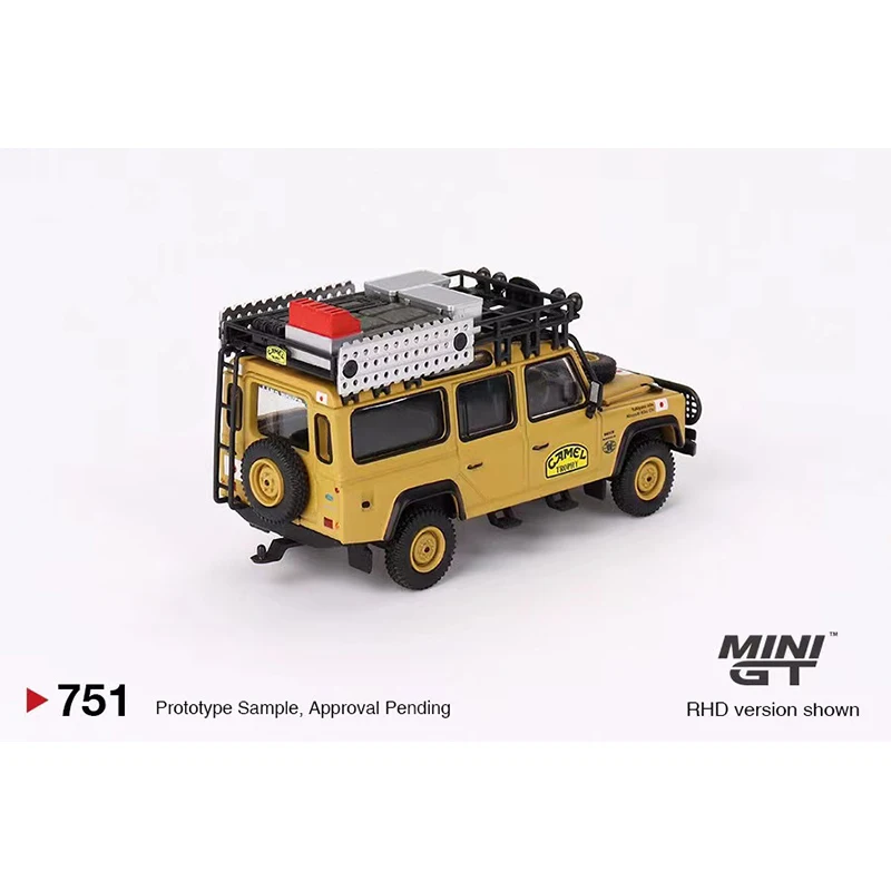 MINIGT-Defender 110 1989 Modelo Japão Diecast, 751, Coleção 1:64 Brinquedos