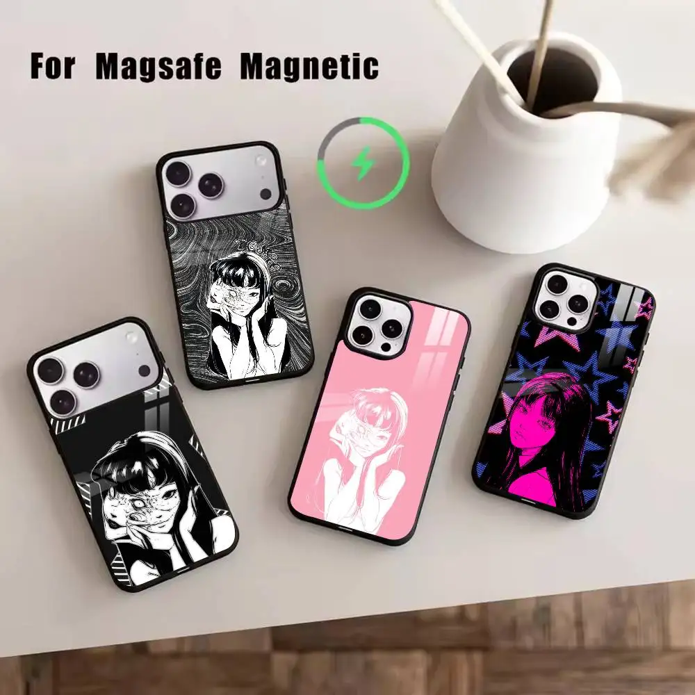 Movie Horror T-Tomie  Phone Case For iPhone17,16,15,14,13,12,11 Plus,Pro Magnetic For Magsafe Wireless Charging