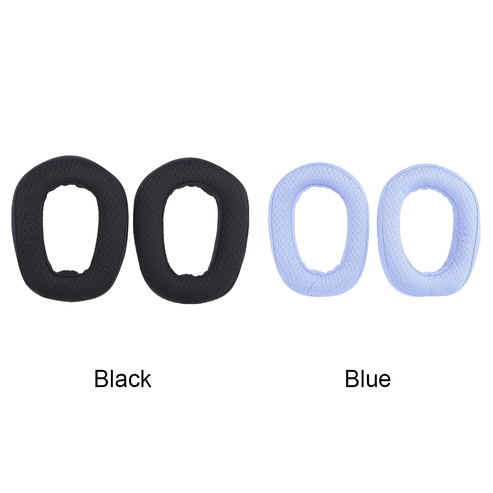 غطاء للأذن من القماش الناعم ، غطاء وسادة شبكي ، وسادات أذن بديلة جيدة التهوية لسماعات لوجيتك G435 اللاسلكية للألعاب