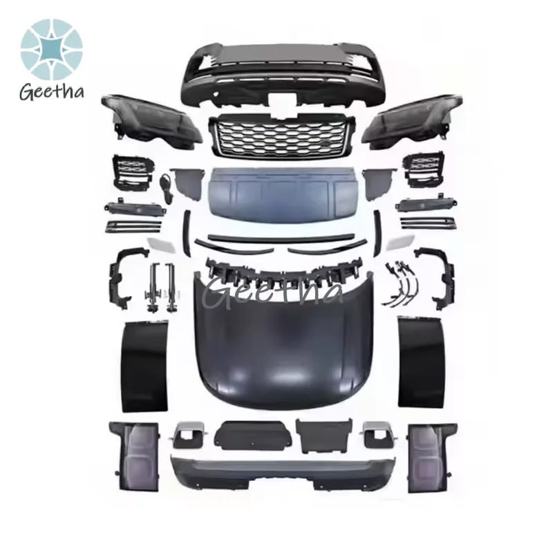 

SJC for Land Rover Range Rover Vogue Bodykit 2013-2017 Upgrade to 2018 Front Rear Bumper Grille Headlight Taillight Body Kit