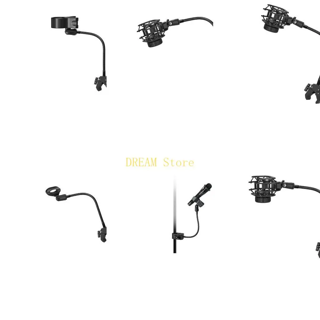 Tool-Less Clamp Recording Stand with Flexible Holder Positioning, Knob Adjustment, and Removable No-Drill Mounting Best Sale