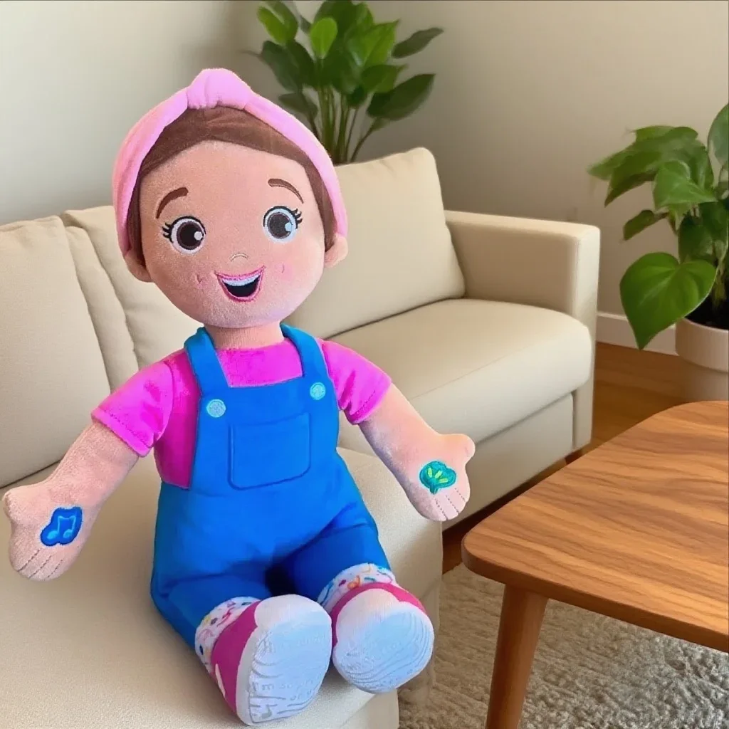 1 Uds. Juguetes de 30cm Ms Rachel Speak & Sing Doll juguete musical de peluche suave juguete interactivo estilo de dibujos animados muñeca de trapo niños niñas regalos de cumpleaños