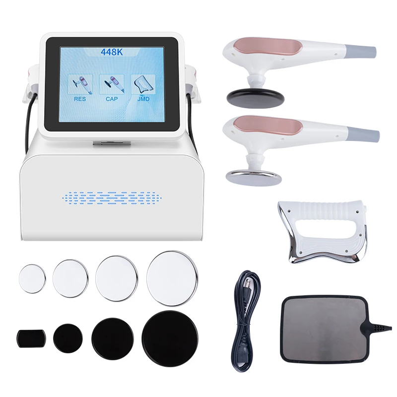 

448k RET CET RF Deep Beauty Body Care Massage System for Fat Burning Weight Loss Diathermy Ems Device