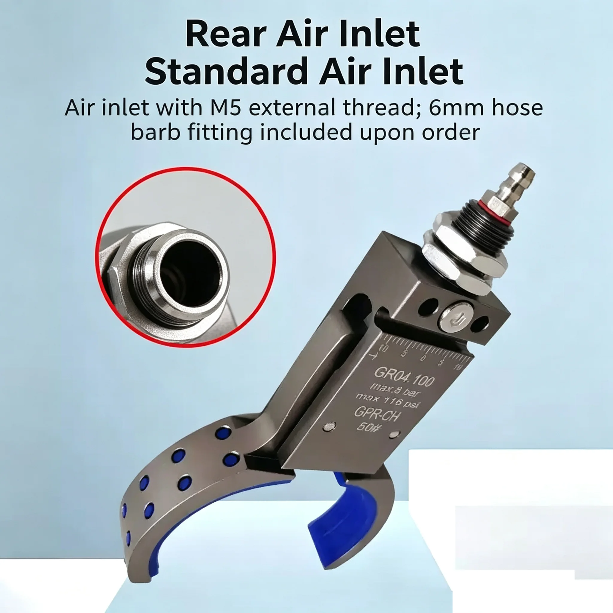 GPHR30/40/50/60/70 Circular Pneumatic Small Gripper with Detection for Manipulator Preform Fixture Pipeline