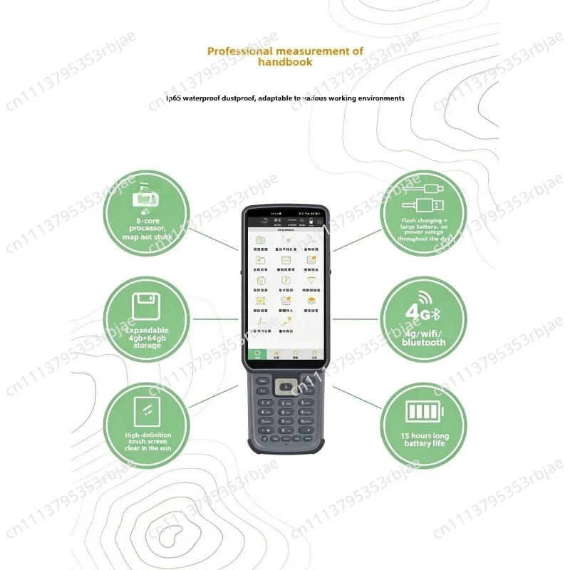 For RTK Surveying Instrument High Precision GPS Surveying and Mapping Engineering Coordinates Road CAD Letting Point Garden