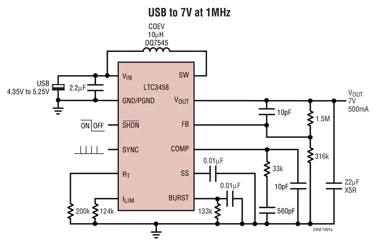 LTC3458 LTC3458EDE - 1.4A, 1.5MHz Synchronous Step-Up DC/DC Converter with Output Disconnect