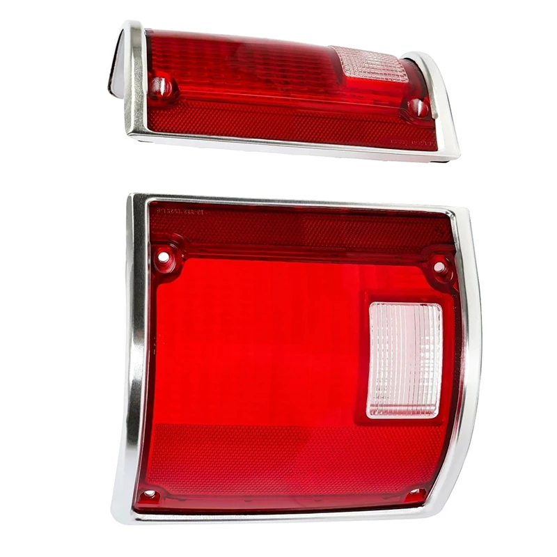 Tail Light Lamp Lens 1Pair Set Taillight 5968329 5968330 For Chevy C10 C20 C30 K10 1973-1991