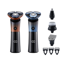 Xiaomi Komingdon 4In1 Grooming Kit Waterproof Razor Beard Nose Hair Trimmer Rechargeable Triple Blade Face Electric Shaver