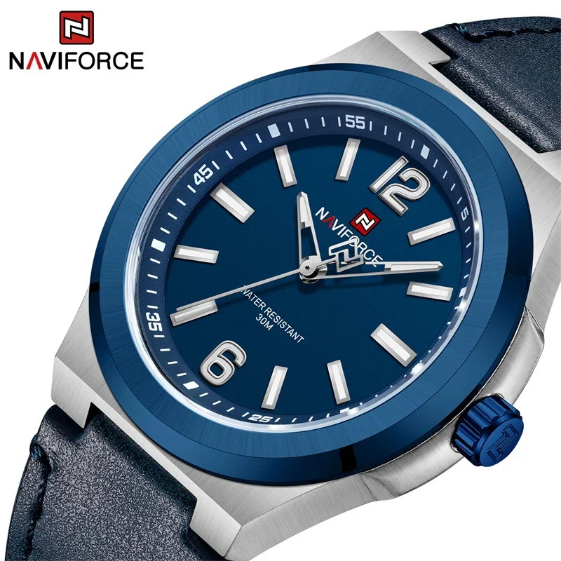 NAVIFORCE 2024 Top Original Brand New Fashion Design Men\'s Sports Watches Durable Waterproof Quartz Wristwatch Relogio Masculino