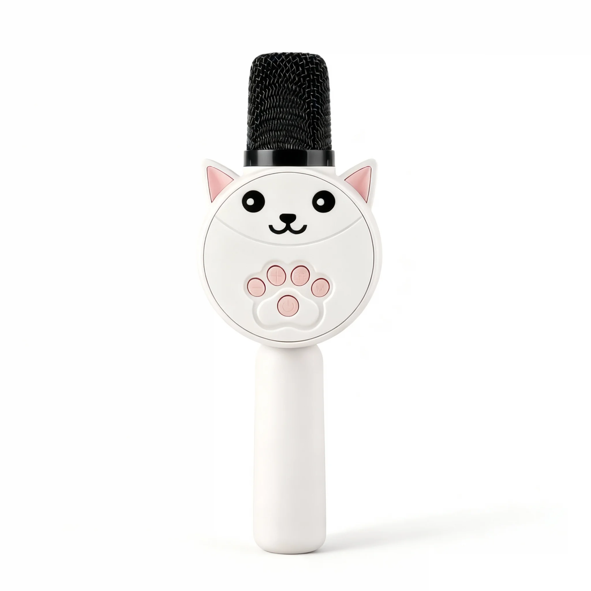 

Children Handheld Karaoke Microphone Bluetooth Speaker with Large Battery 4 Magic Sound Portable KTV Toy Gift for Kids