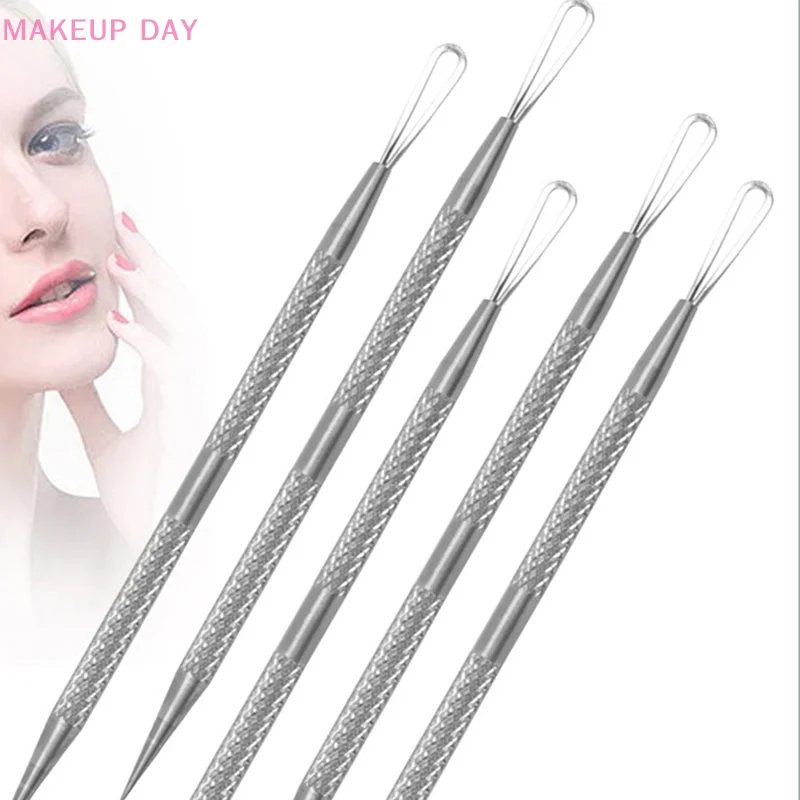 Blackhead pimples pimples pimples pimples blemish Extraction removal Double-headed Stainless Steel Needle removal Tool Facial Sk