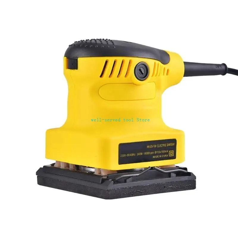 

G88A Электрический случайный орбитальный шлифовальный станок прямоугольные мощные низкие вибрации 11000 об / мин для полировки