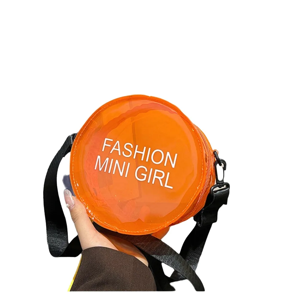 

The Water-Sprinkling Festival Jelly Letter Crossbody Bag Mini PVC Transparent Shoulder Bag Waterproof Large Capacity