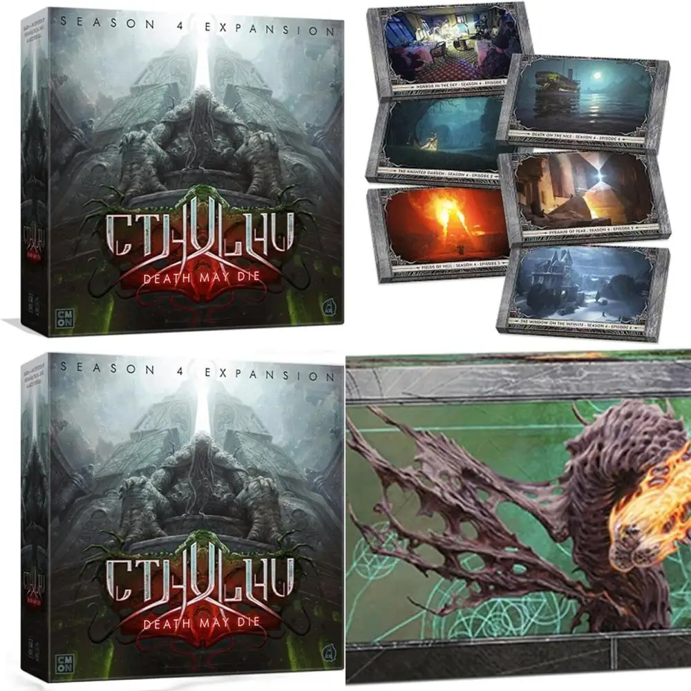 

Ктулху: Death May Die — расширение сезона 4, настольная игра Horror Mystery для детей 14 лет, 1–5 игроков, время воспроизведения 90–120 минут