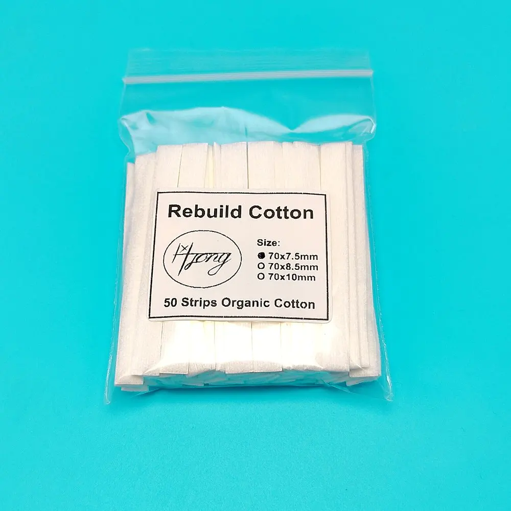 50/20 полосок «сделай сам», нагревательный сердечник из хлопка, длина 70 мм, ширина 7,5/8,5/10 мм, 1 полоска из хлопка с 6 шт. инструментов для ремонта