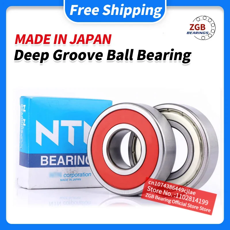 Japan NTN Deep Groove Ball Bearing 6200 6201 6202 6203 6204 6205 6206 6207 6208 6209 6210 6211 6212 ZZ LLU 2RS C3